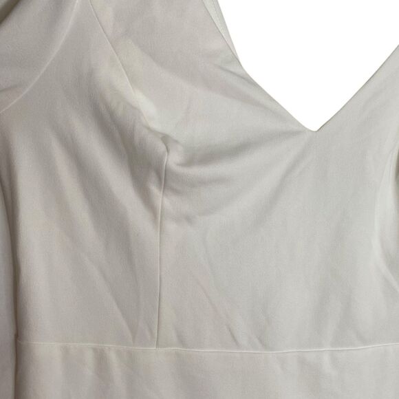 Lulus Feeling of Forever Maxi Dress Womens 3X White L/S Mermaid Wedding Gown - Picture 6 of 10